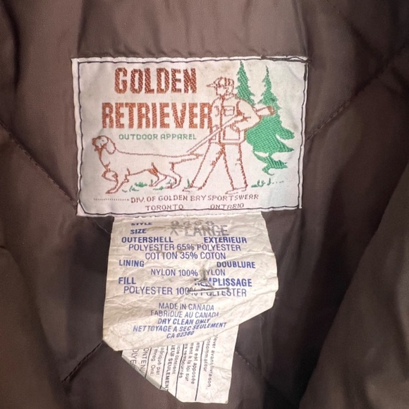 Vintage Golden Retriever Golden Bry Sportswear Trail Cover Camo Hunting Jacket - Picture 4 of 16